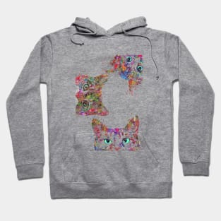 Peeking cat Hoodie